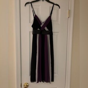 Size 5 twenty one dressy dress purple, gray and black